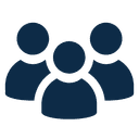 Icon of a group of three people